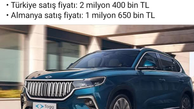 Toggun Türkiye fiyatı ile Almanya'daki satış fiyatı hakkında ne düşünüyorsunuz?