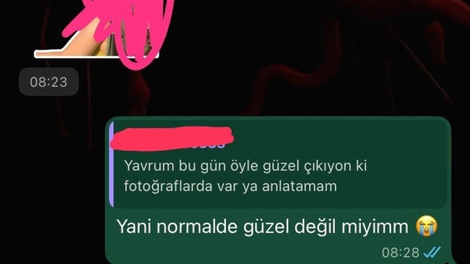 Normal de çok güzel değilsin mi demek istiyor benmi yanlış anlıyorum ya?