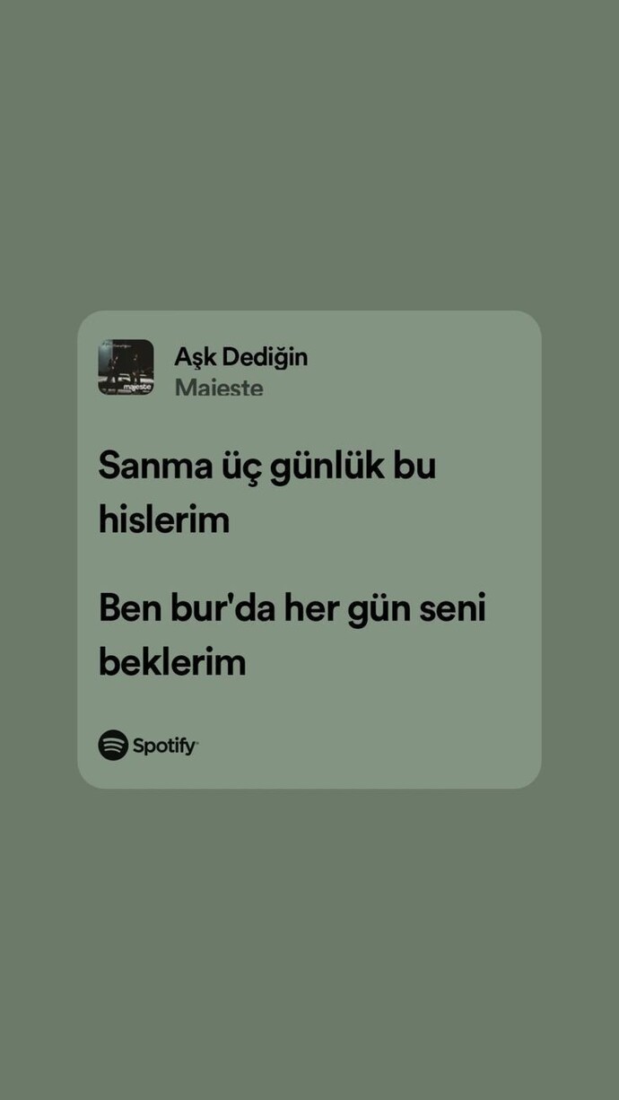 Size şarkı sözü bırakayım mı?