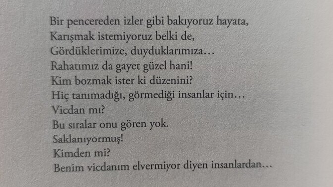 Bir alıntı bırakmaya ne dersin?