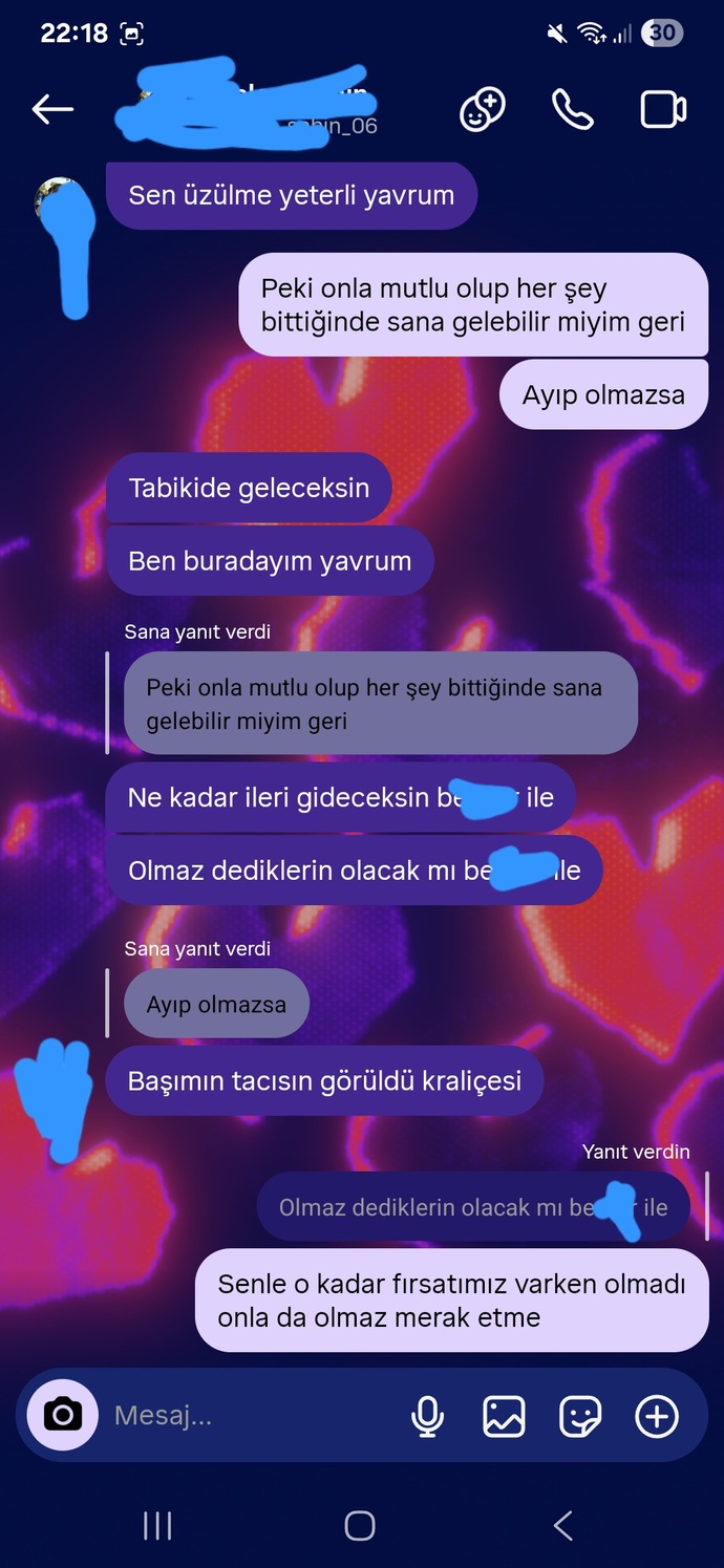Böyle exleriniz var mı?