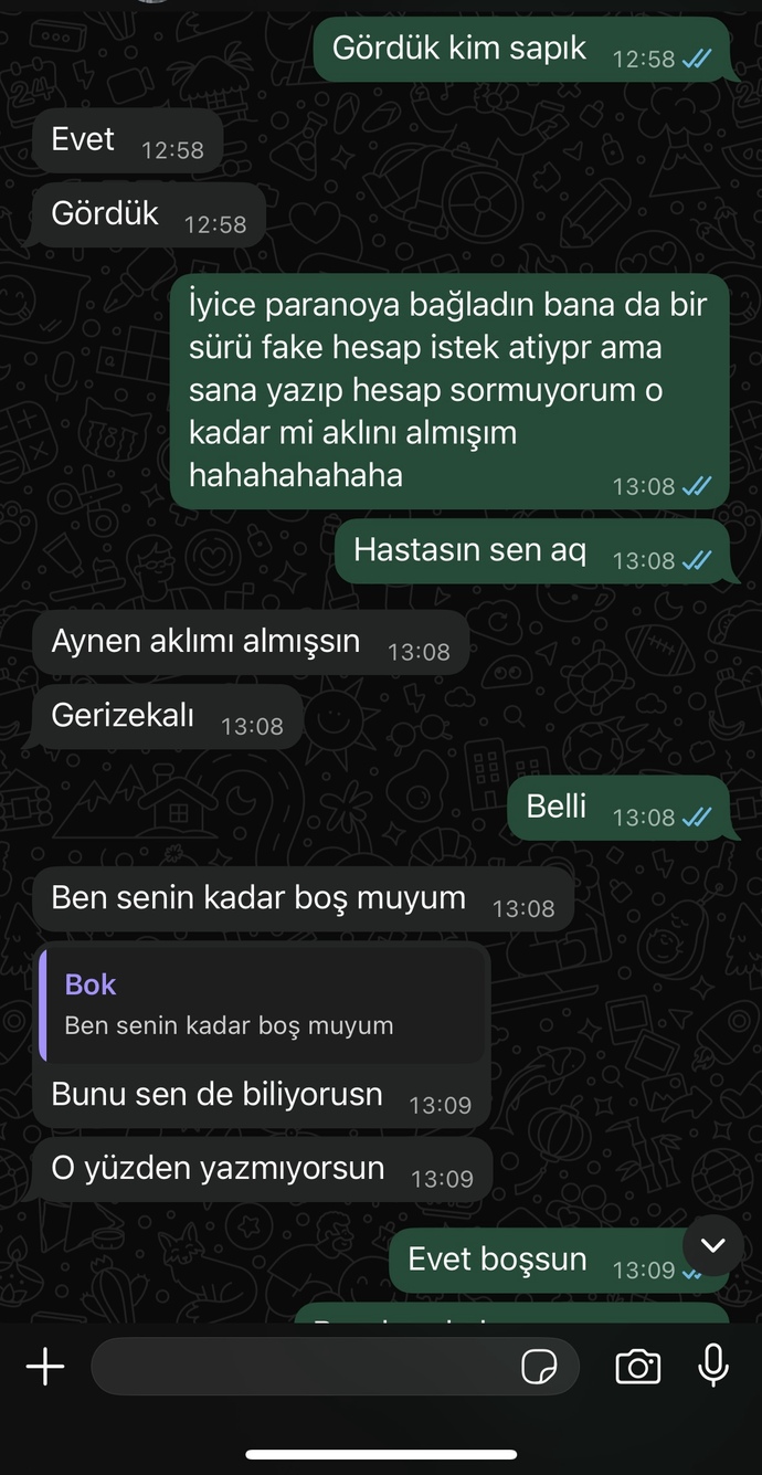 Sizce eski sevgilim doğru mu söylüyor başkası konusunda?