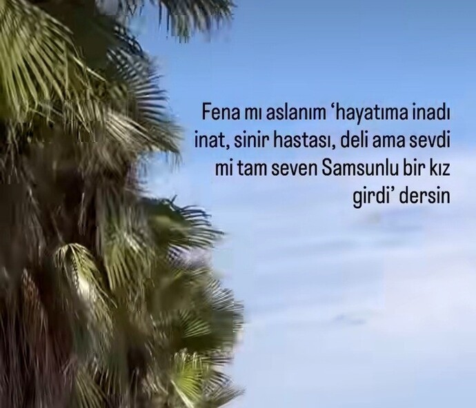 Samsunlu bir kız hayatında olsun istermiydin?