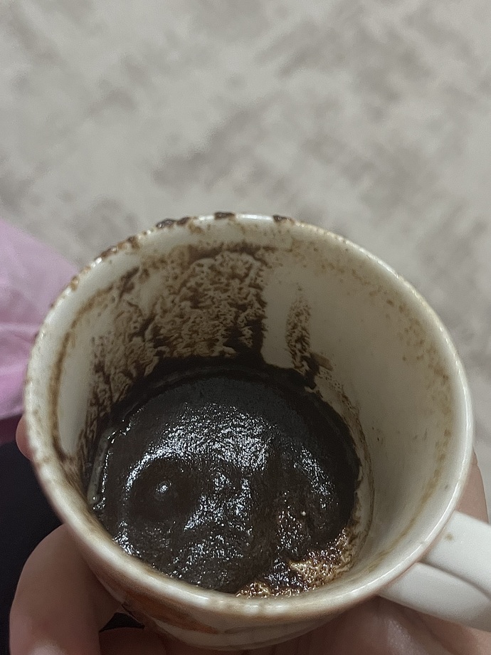 Kahve falından anlayan?