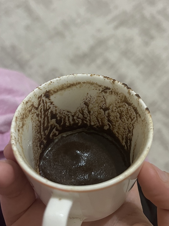 Kahve falından anlayan?