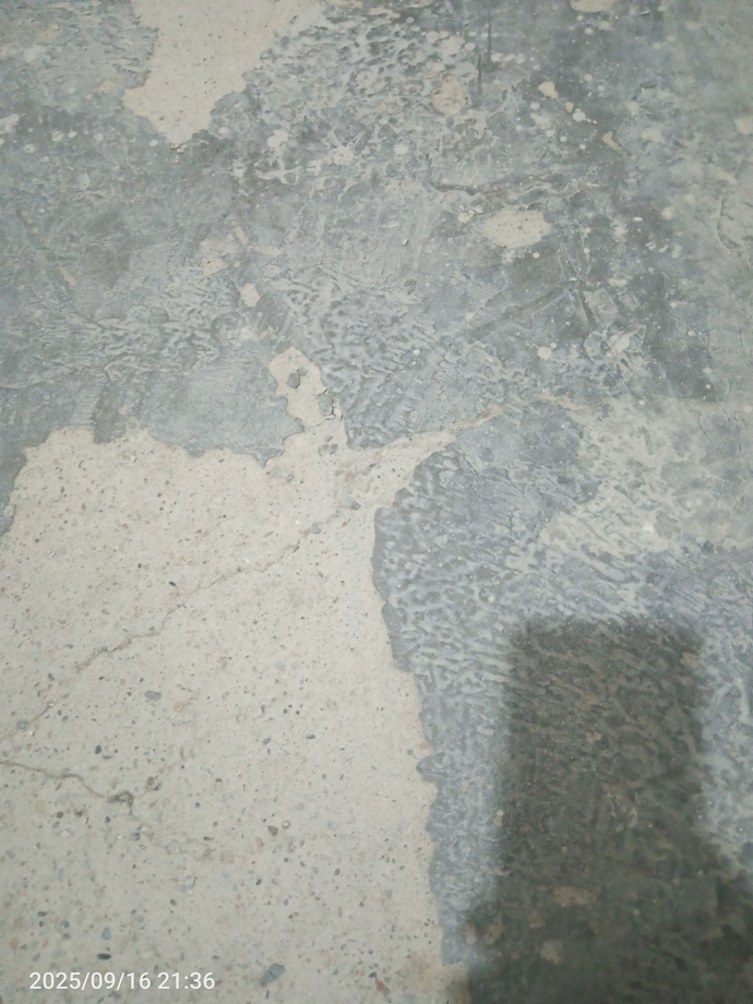 Evin betonu neden böyle olmuş?