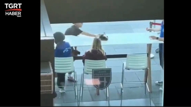 Haliç Üniversitesi'nde iki gencin kediyle oynadığı oyun sosyal medyayı ikiye böldü! Siz ne düşünüyorsunuz?