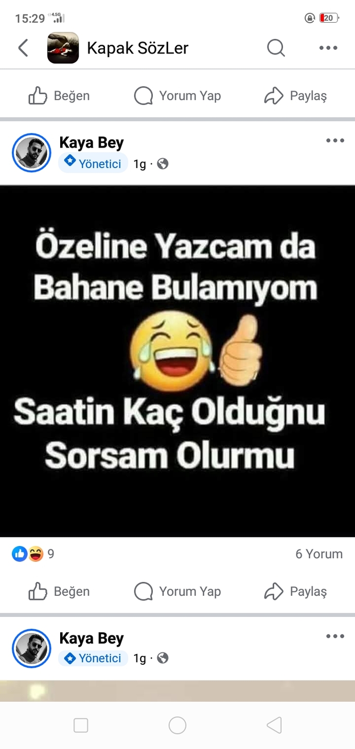 Özeline yazmak istediğiniz ama ama ne yazayım dediğiniz birisi var mı?