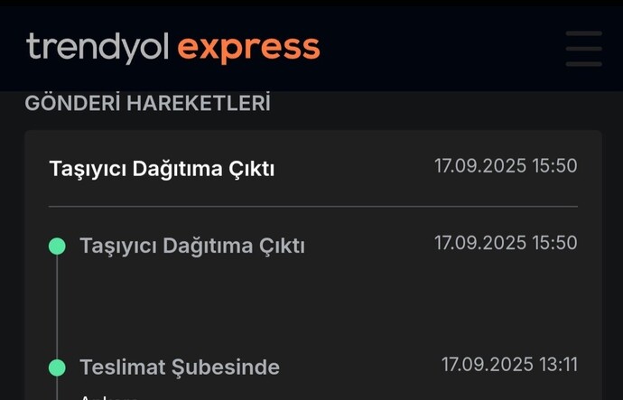Bugün gelmez mi?