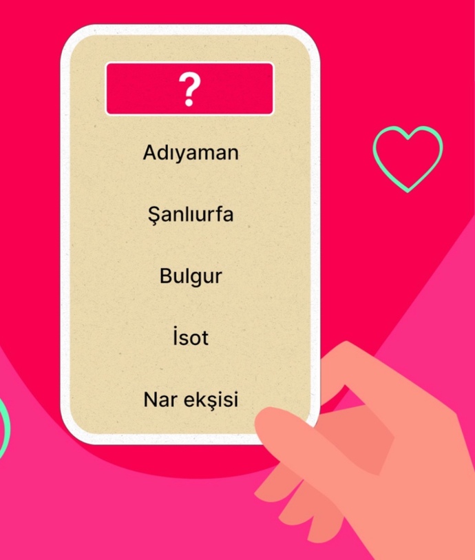 İpuçlarının cevabı sence hangi yemek?