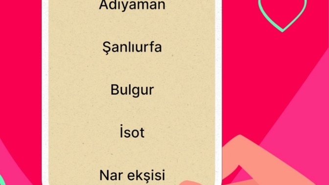 İpuçlarının cevabı sence hangi yemek?