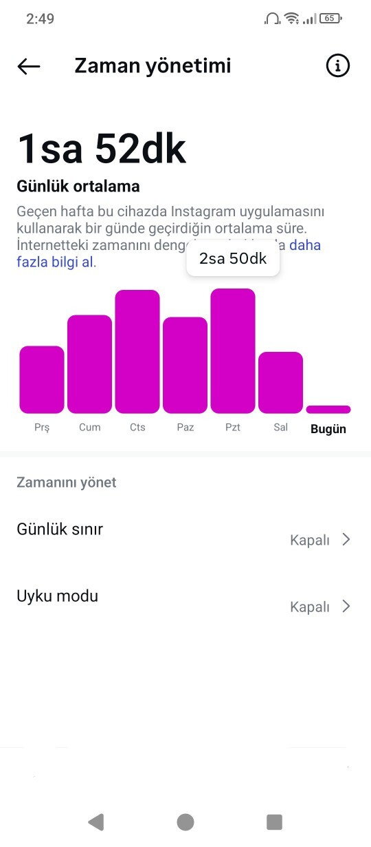 Instagramda kaç saat vakit geçiriyorsunuz?