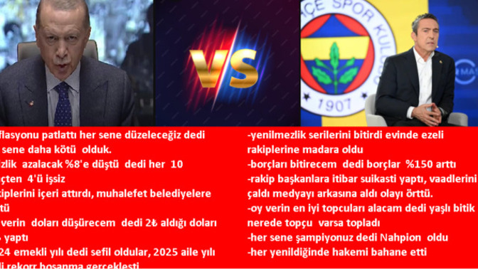 Rte vs ali koç seçim yapsa hangisine oy verirsiniz?