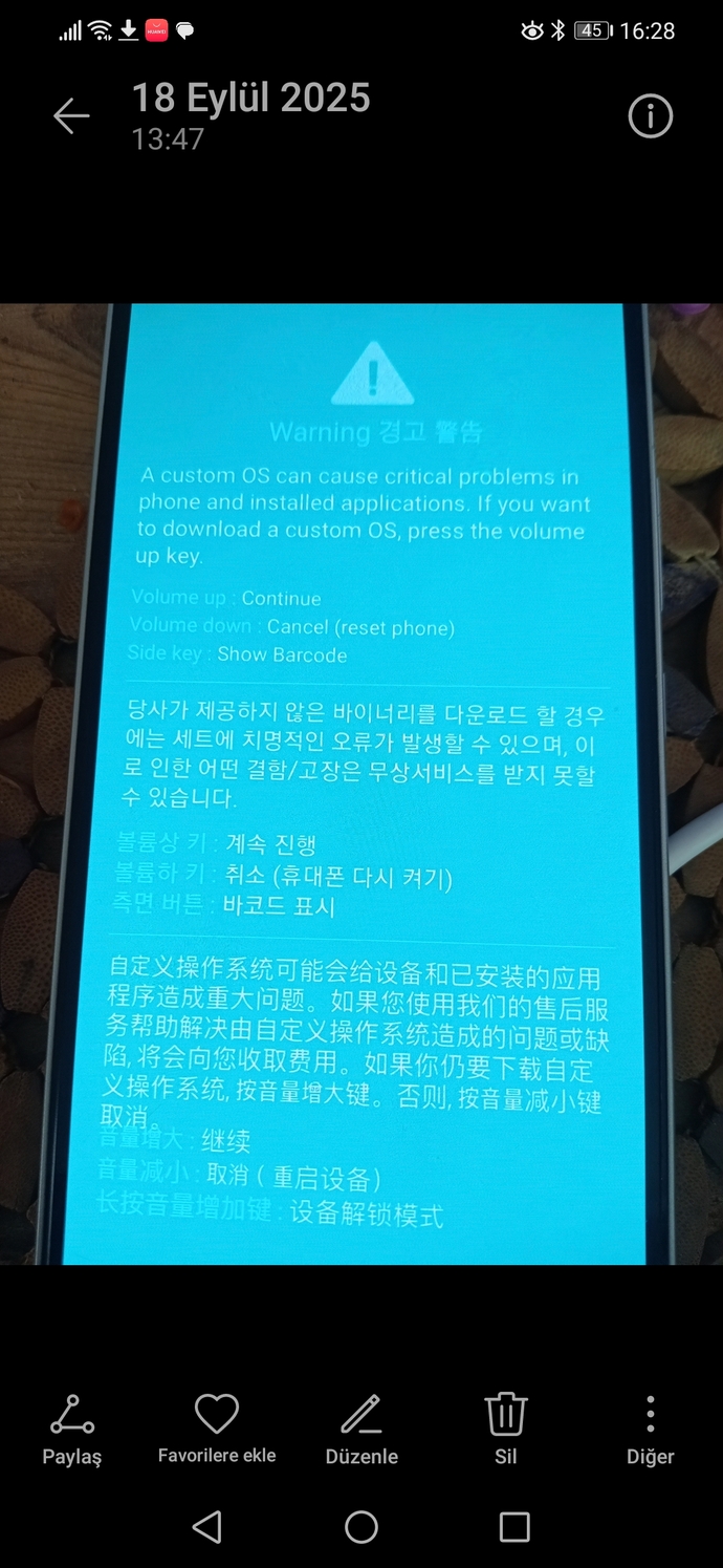 Telefonum bootloopa girdi ne açılıyor ne kapanıyor bilgisayara bağlanınca mavi Bi ekran girdi reset menüsü gelmiyor acil yardım?