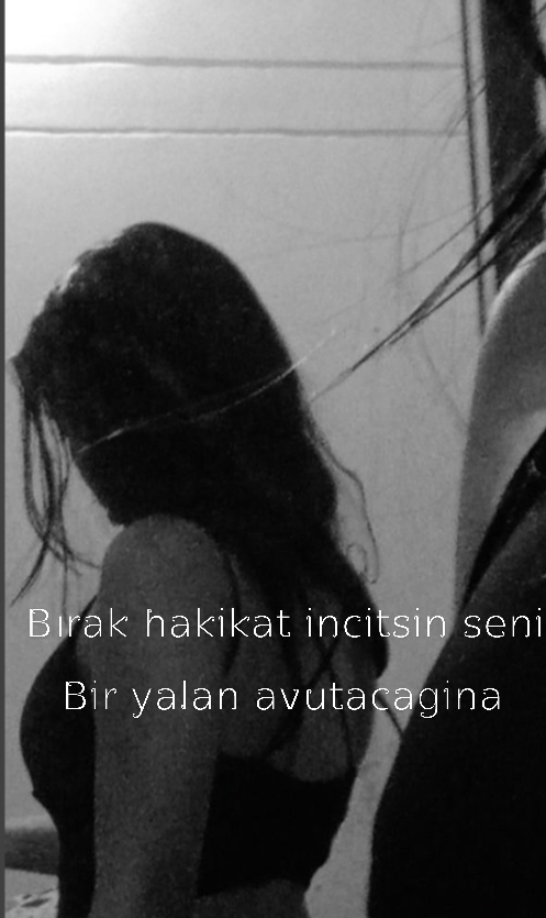 Bir kadın yalanı yazar mısınız?