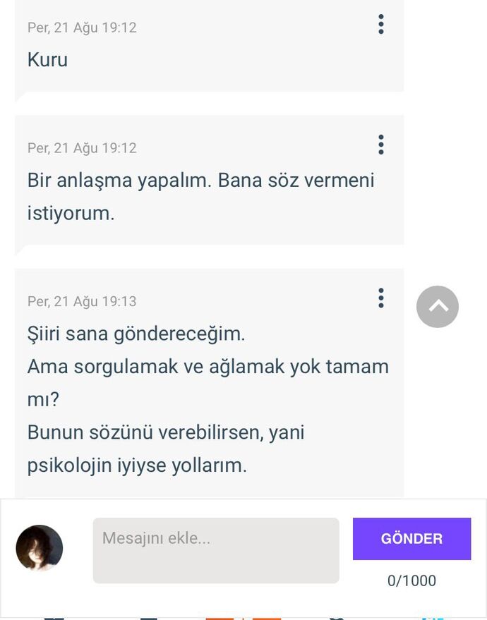 önden uyarıyor Allah razı olsun