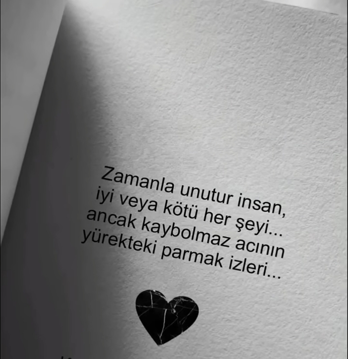 Zamanla unutur mu insan?