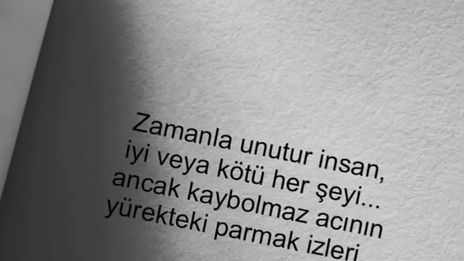 Zamanla unutur mu insan?