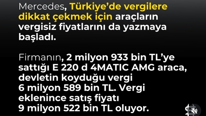 Türkiye'de yaşayan arkadaşlar böyle vergi mi olur? Neden ses çıkarmıyorsunuz?