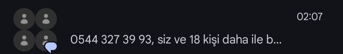 Bu tarz gruplar sizede oluyor mu? Telaşlandım? Daha önceden birisi gizli numaradan arayıp sesimi dinliyordu?