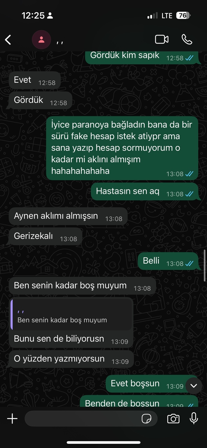 Sizce eski sevgilimin hayatında gerçekten başkası mi vardir?