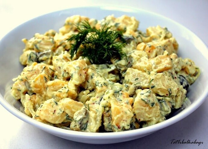 Patates salatasını nasıl seversiniz, arkadaşlar? 😋 Soslu sevenler kimler?