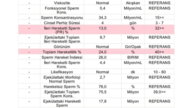 1 yıldır çocuk istiyoruz olmuyor yorumlayacak var mı?