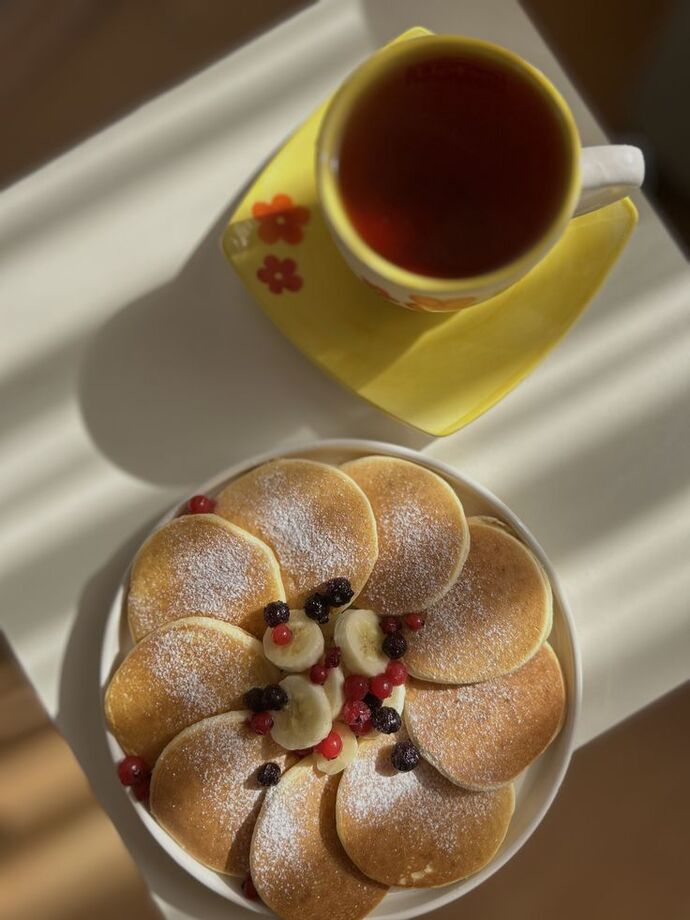 🌸☕🥞🍳