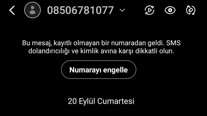 Her gün aynı mesajı farklı numaralardan her gün engelliyorum bu kadar hattı nerden buluyorlar?