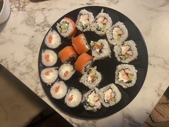 Sushi yapan erkekten olur mu?