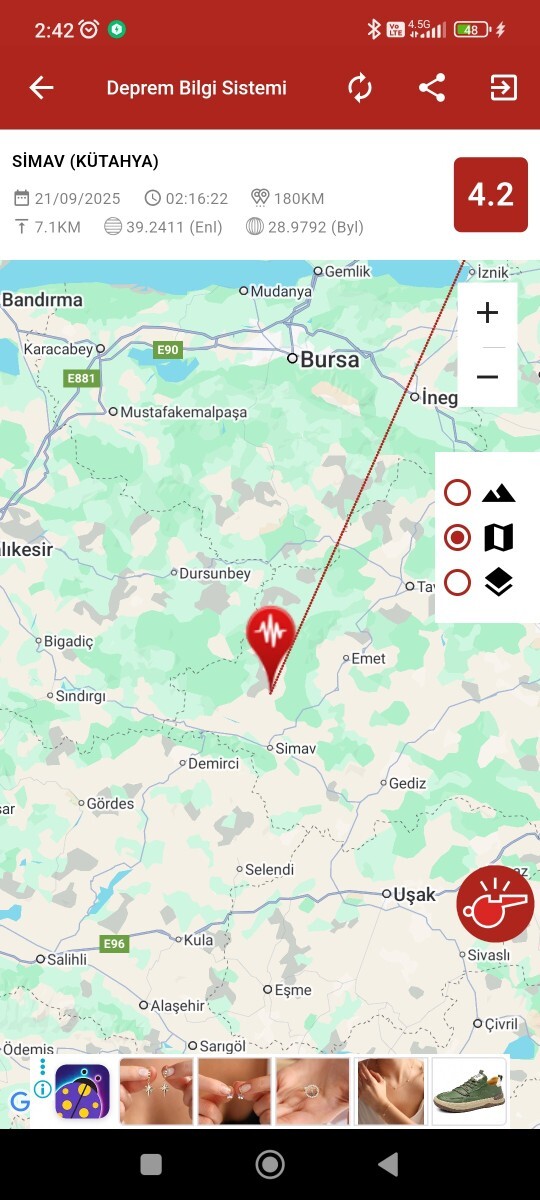 Deprem oldu hissederler kim?