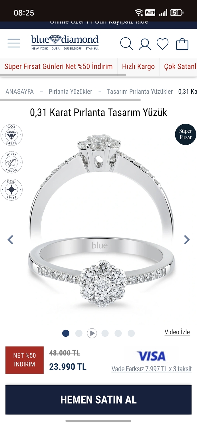 0,30 karat pırlanta evlilik teklifi için yeterli olur mu?