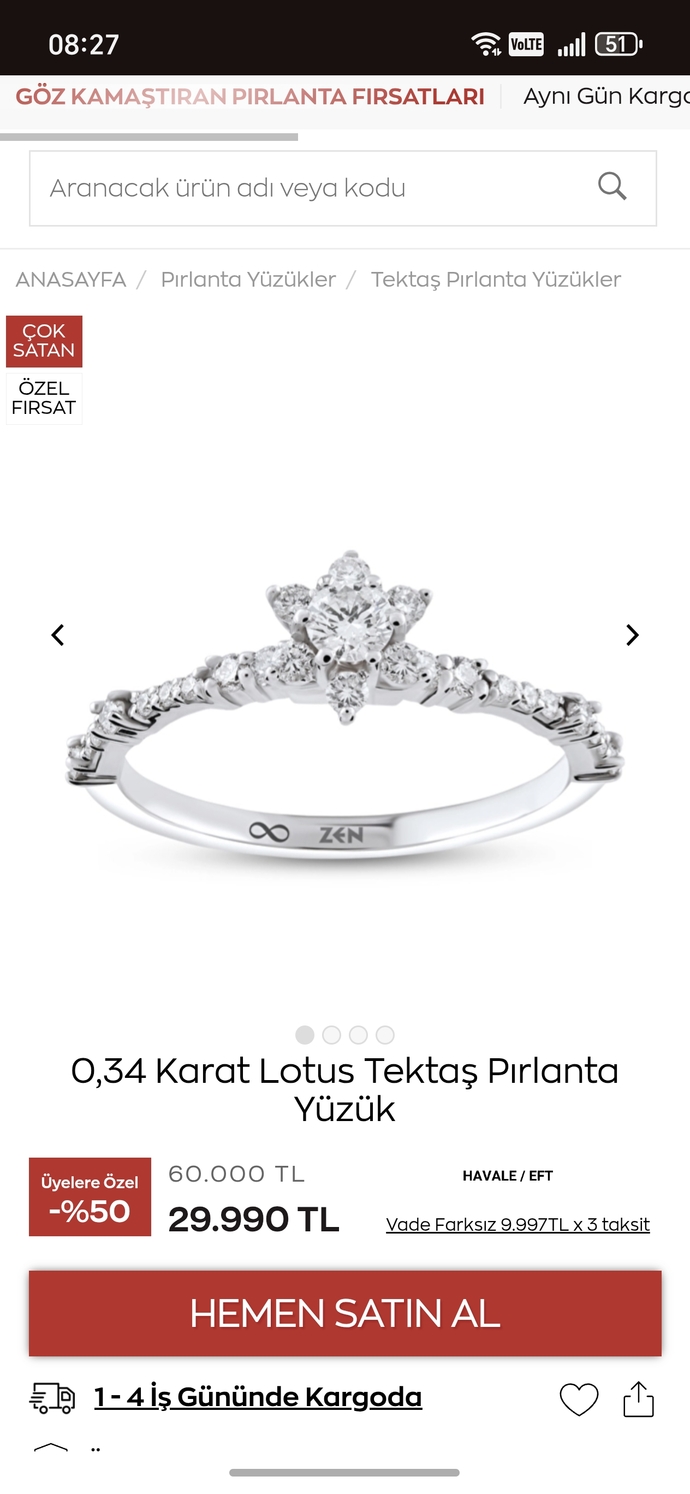 0,30 karat pırlanta evlilik teklifi için yeterli olur mu?