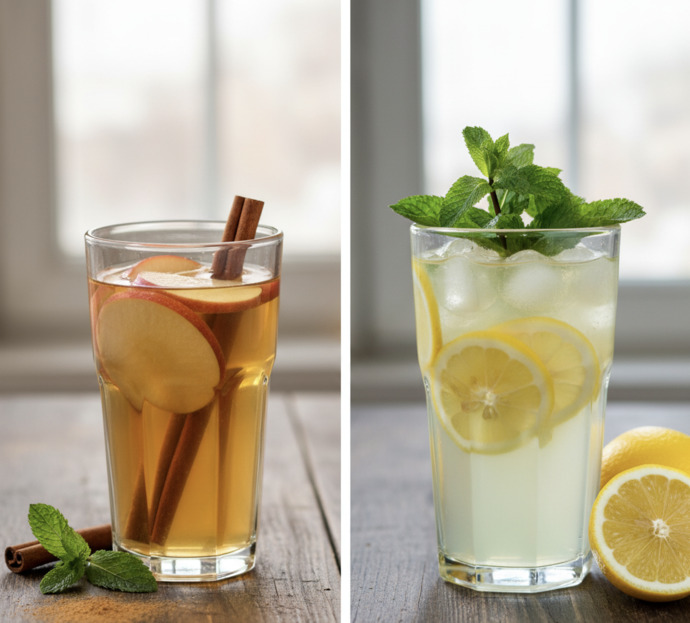 Sizce tarçınlı su mu yoksa limonlu su mu daha iyi detoks?