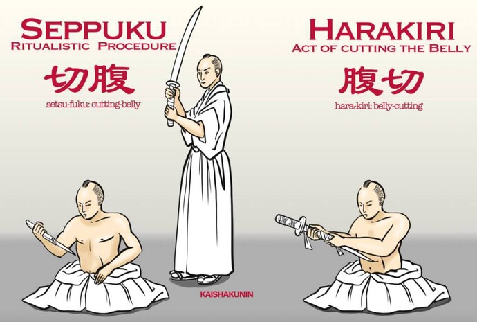 Hangi ülkelerin dönemsel davranışlarını onurlu bulmuştursunuz bana göre Japonya seppuku?