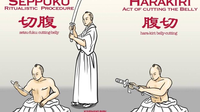 Hangi ülkelerin dönemsel davranışlarını onurlu bulmuştursunuz bana göre Japonya seppuku?