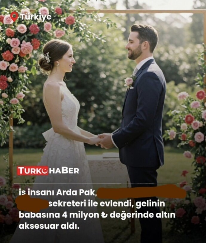 Yine bir baciniz zengin kocayı bulmuş?
