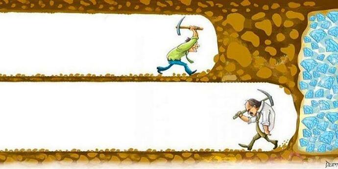 Never give up
