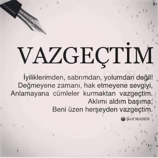 Yaşantınızda nelerden vazgeçtiniz?