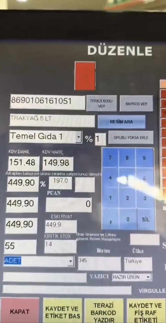 Sıvı yağ geliş fiyatının 5 katına satiliyor sizce normal mi?