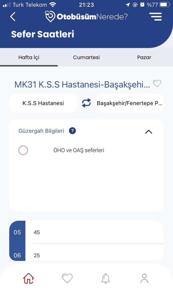 Otobüsüm nerede uygulamasını kullanan var mı?