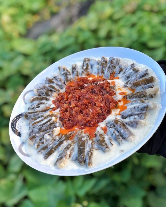 Kiraz yaprağı sarması yediniz mi hiç ⭕️?