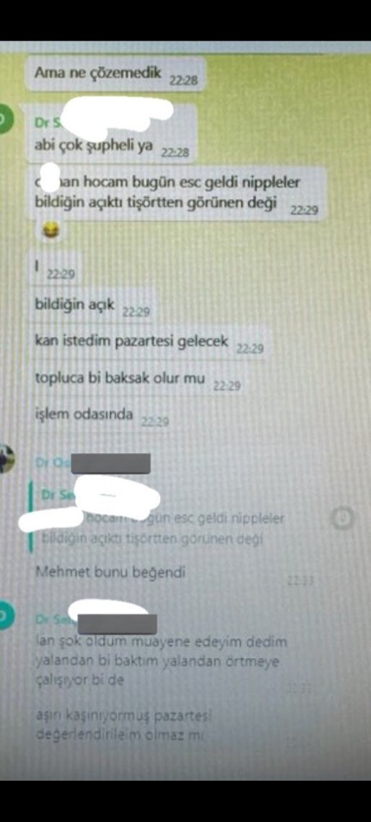 Doktorların kadın hastalar üzerinden yazışmaları ifşalandı?