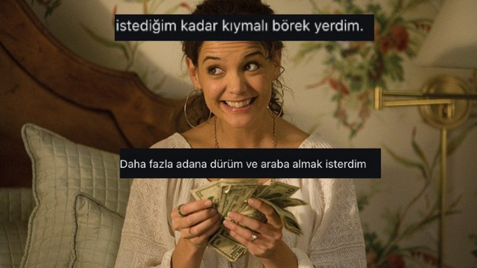 Sonsuz bir bütçen olsa ilk yapacağın şey ne olurdu?