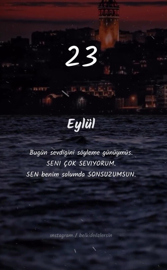 Seni seviyorum demek istediğiniz biri var mı?