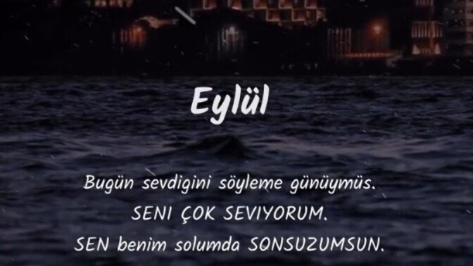 Seni seviyorum demek istediğiniz biri var mı?