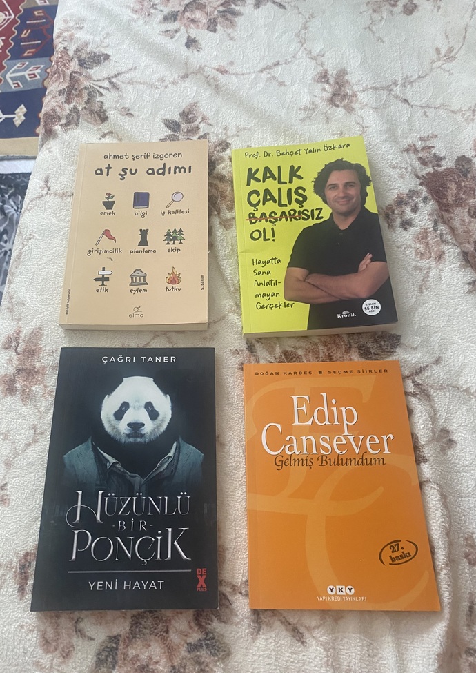 En son hangi kitapları satın aldınız?