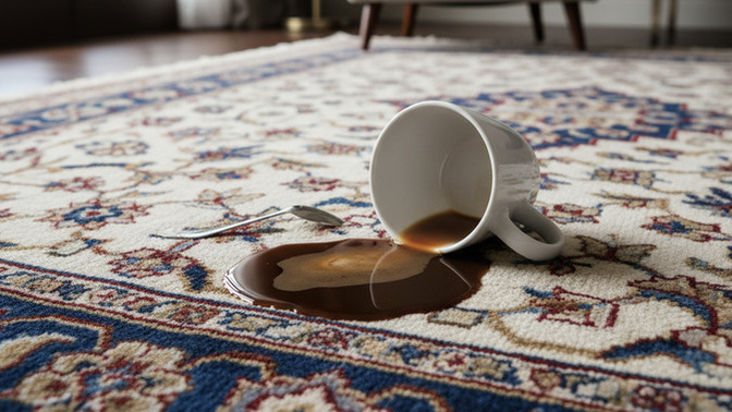 Halıya kahve dökülmesinden daha sinir bozucu bir şey söyler misiniz?