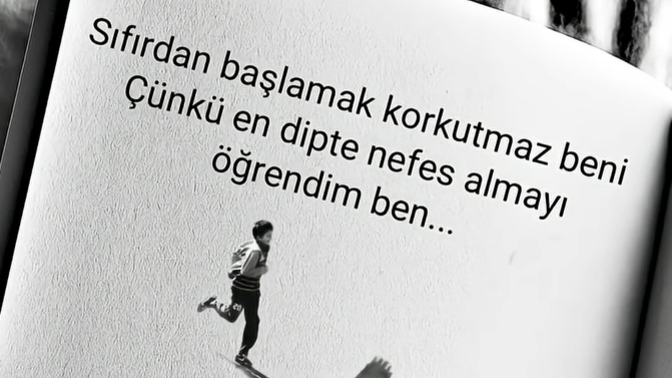 Sıfırdan başlamak korkutur mu seni?