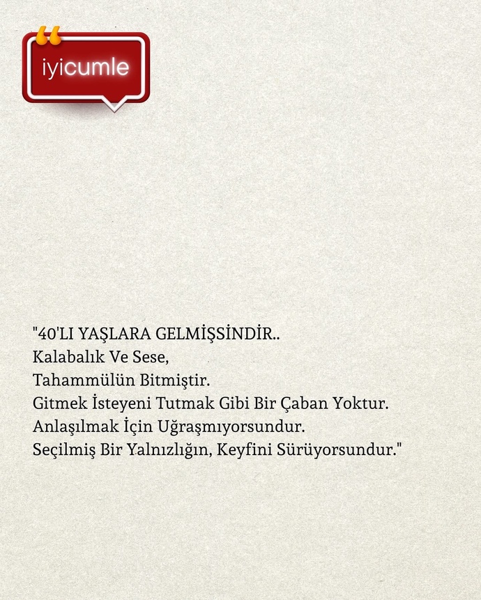 Yaş aldıkça nelere gelemiyorsunuz?